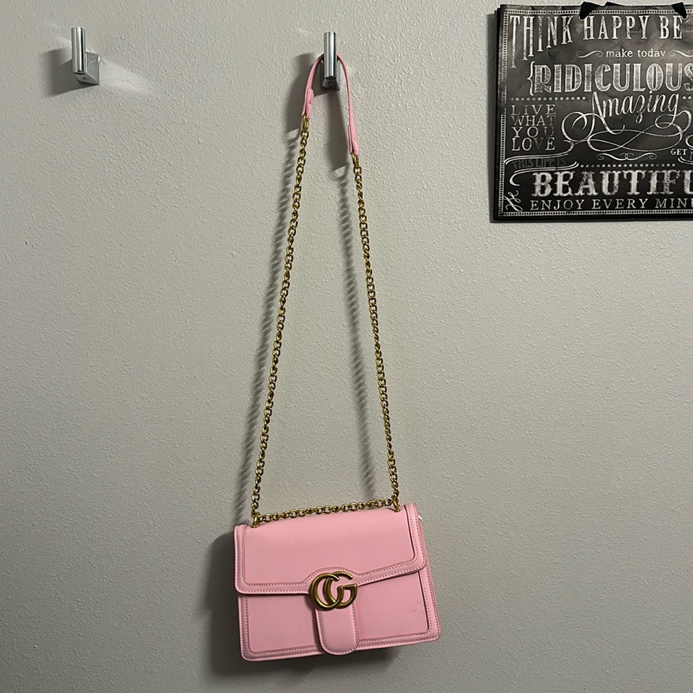 Pink Cross Body Purse